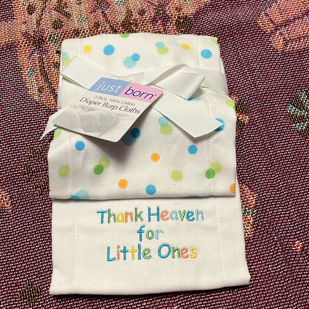 NWT Baby burp rags